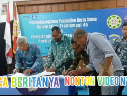 Pemerintah Raja Ampat Mendatangani MOU Bersama Universitas Proklamasi 45 Yogyakarta,2024.