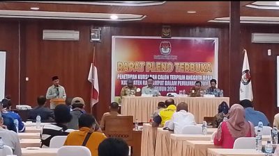 RESMI KPU RAJA AMPAT TETAPKAN KURSI DAN 20  ANGGOTA DPRD TERPILIH INI, 2024